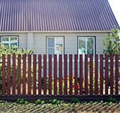 Фото 2 забора из штакетника, Серебрянка