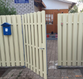 Фото 1 забора из штакетника, Евстюниха